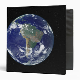 Fully lit Earth centred on South America Binder
