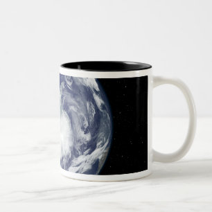 Fully lit full disc image Two-Tone coffee mug