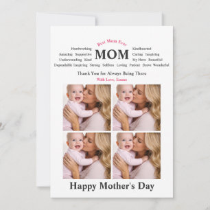Fully Personalized Card For Mother