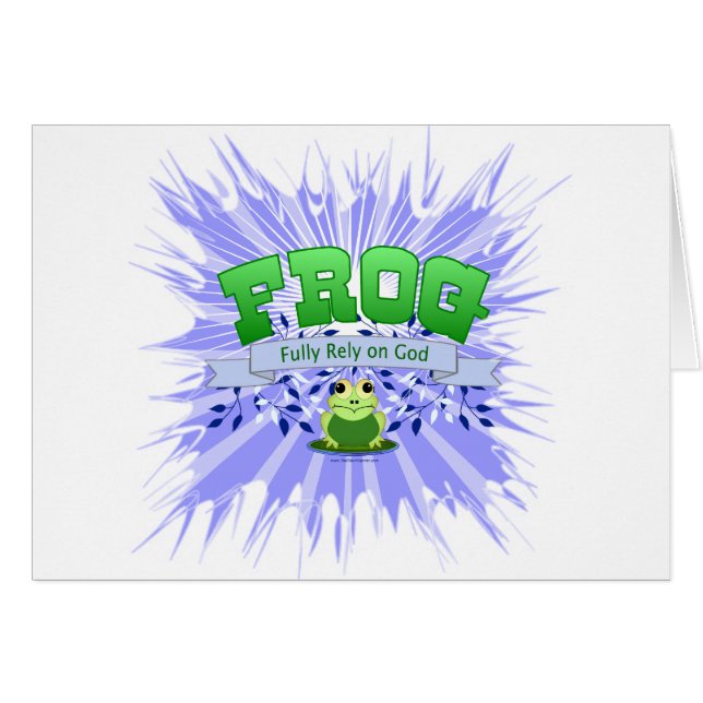 Fully Rely on God (Front Horizontal)