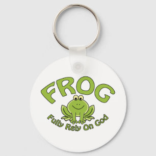 Fully Rely On God Keychain