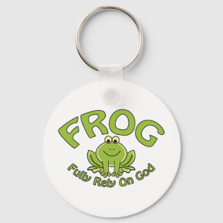 Fully Rely On God Keychain