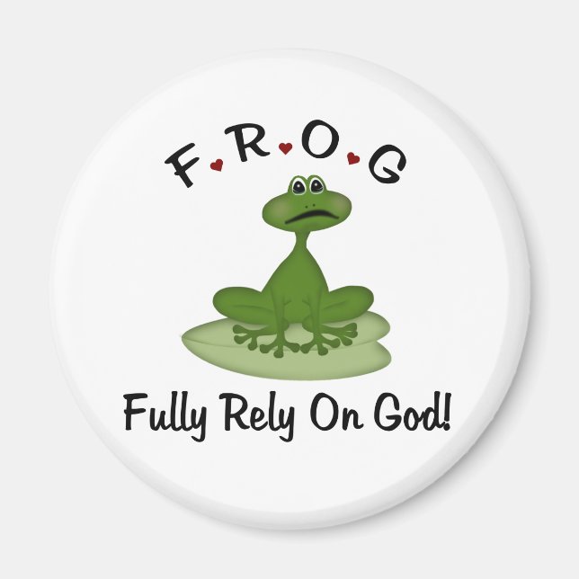 Fully Rely on God Magnet (Front)