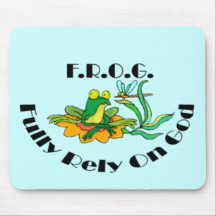 Fully Rely On God Mouse Pad