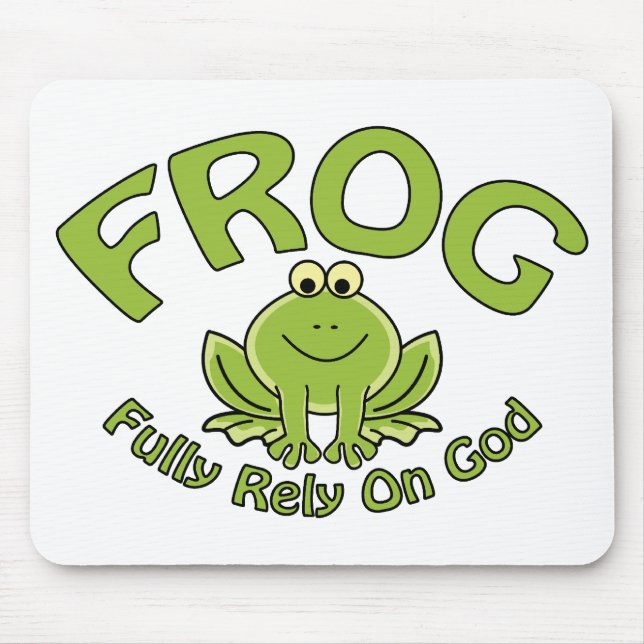 Fully Rely On God Mouse Pad (Front)