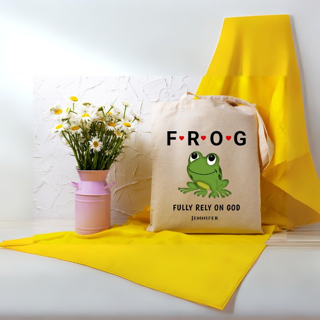 Fully Rely On God Personalized  Tote Bag (Creator Uploaded)