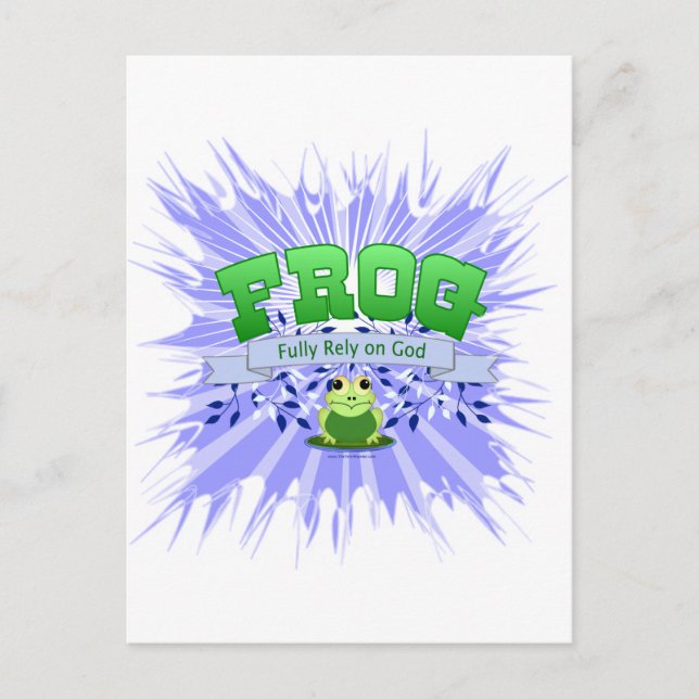 Fully Rely on God Postcard (Front)