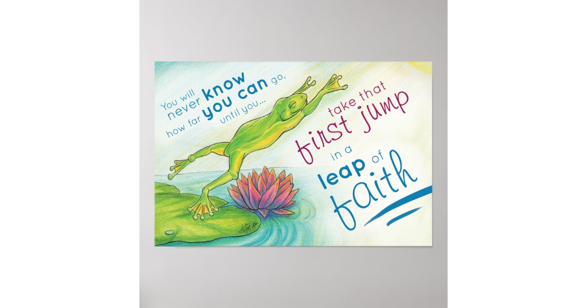 Fully Relying on God FROG Poster | Zazzle