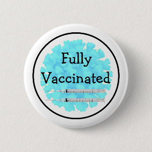 Fully Vaccinated against Covid 19 Button