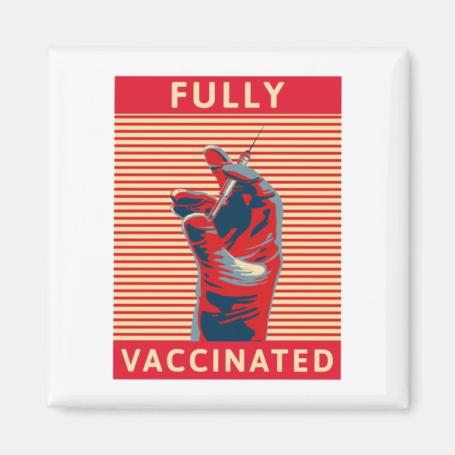 Fully Vaccinated Magnet (Front)