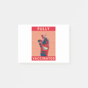 Fully Vaccinated Post-it Notes