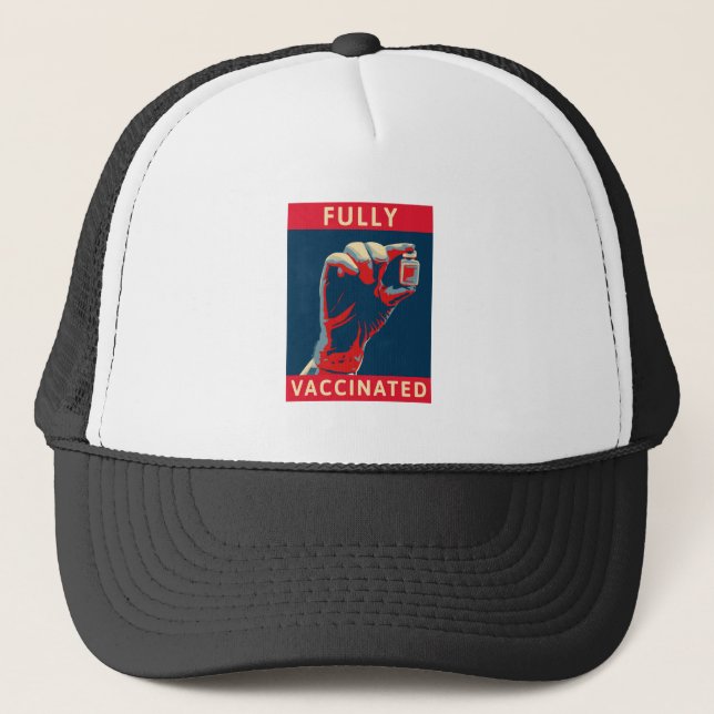 Fully Vaccinated Trucker Hat (Front)