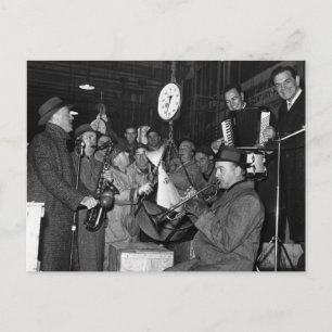 Fulton Fish Band, 1962 Postcard