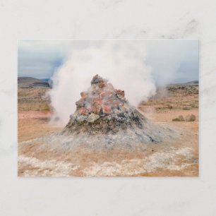 Fumarole, Hverir Geothermal Area, Iceland Postcard