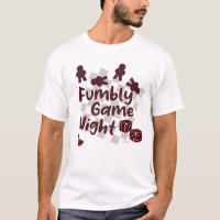 Fumbly Family Game Night Funny Slogan