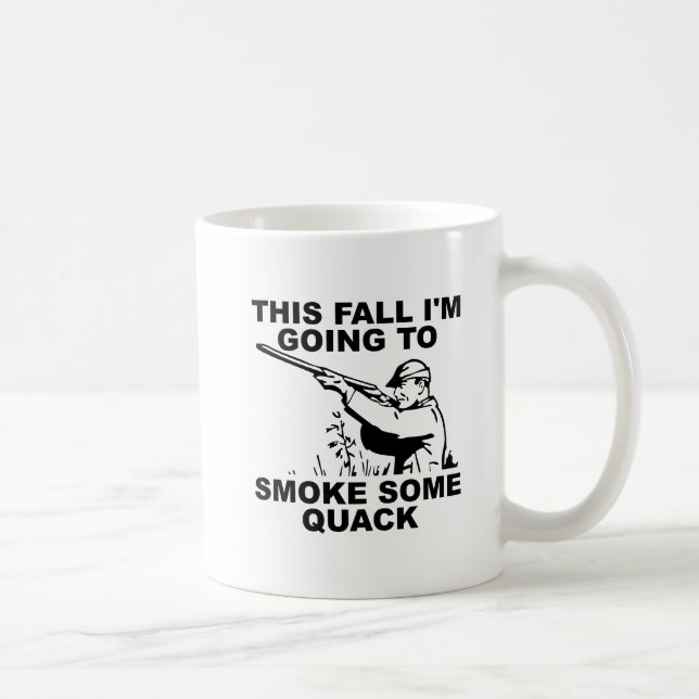 Fume du Canard Drôle Mug (Droite)
