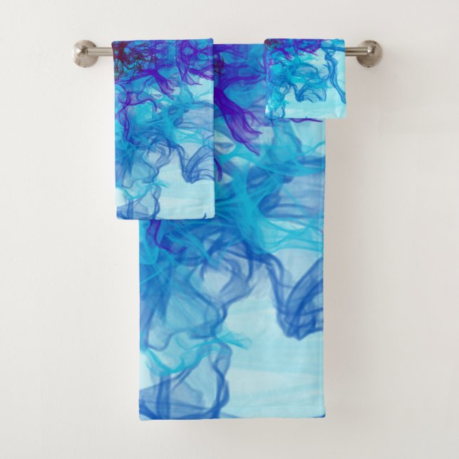 FUMÉE BLEUE - Art fractal - (En situation)