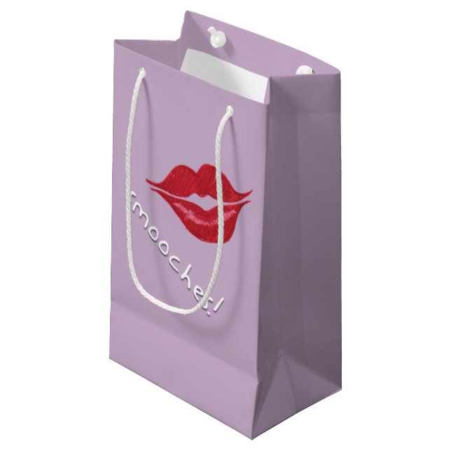 Fumées ! Sac cadeau lèvres (Devant Angle)