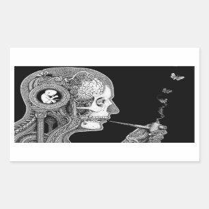 fumer le jour loin Sticker