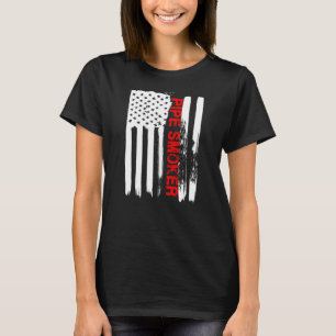 Fumeur de tuyaux TShirt Old School Tobacco USA Ind