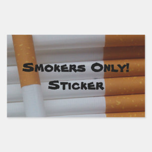Fumeurs seulement ! Autocollant