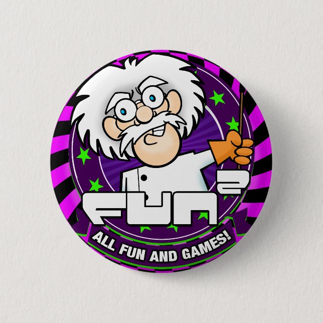 Fun2 2 Inch Round Button (Front)