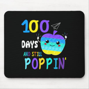 Fun 100 Days Of School For Fidget Popit Lovers Boy Mouse Pad