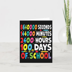 Fun 100 Days Of School Outfit For Math Teachers Bo Card