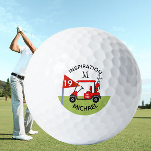 Fun 19th Hole Custom Cart Personalized Golf Balls