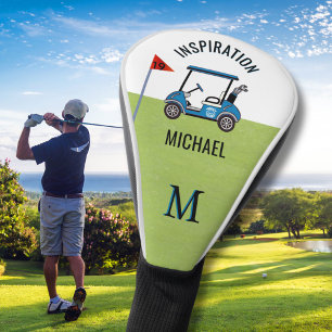 Fun 19th Hole Custom Cart Personalized  Golf Head Cover