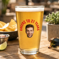 Fun 21st Birthday CUSTOM TEXT Photo