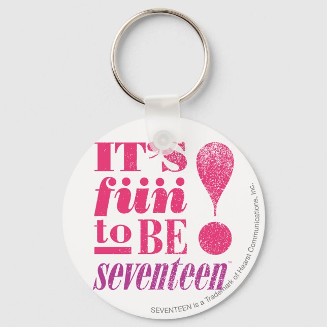 Fun 2 B 17-Magenta Keychain (Front)
