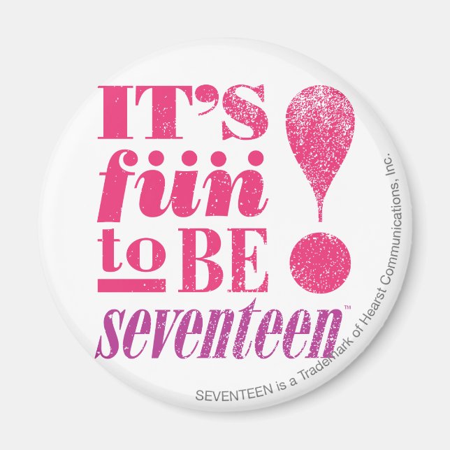 Fun 2 B 17-Magenta Magnet (Front)