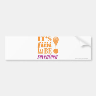 Fun 2 B 17-Orange Bumper Sticker