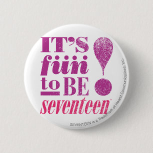 Fun 2 B 17-Purple Inch Round Button