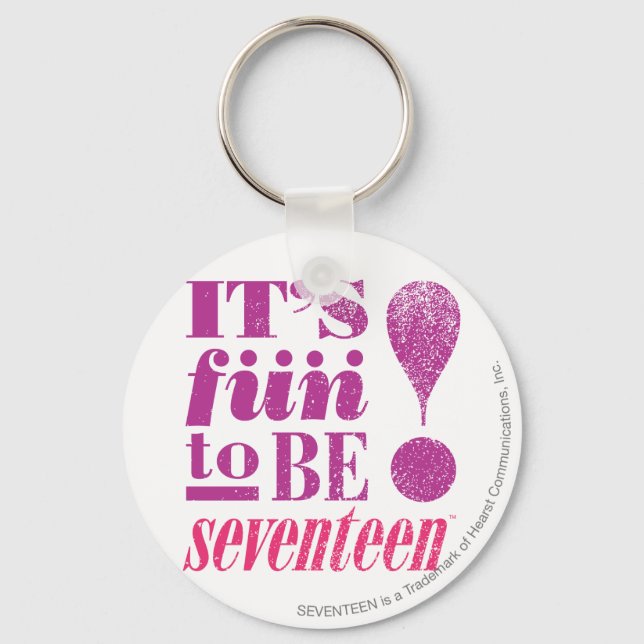 Fun 2 B 17-Purple Keychain (Front)