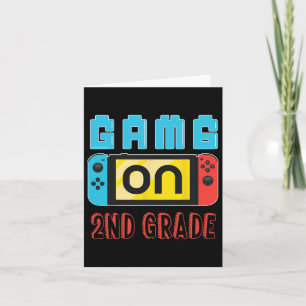 Fun 2nd Grade Level Unlocked Video Game Back To Sc Card