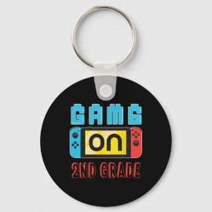 Fun 2nd Grade Level Unlocked Video Game Back To Sc Keychain