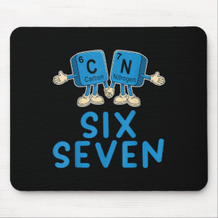 Fun 67 Meme Six Seven Funny Science Teacher Period Mouse Pad