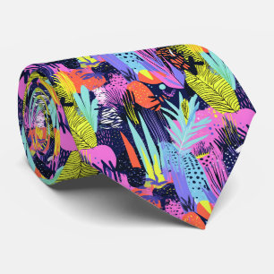 Fun 90s style tiled pattern  tie