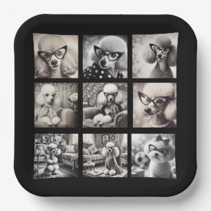 Fun 9 Photo Collage Pictures Paper Plate
