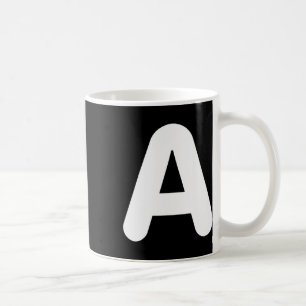 Fun A Letter Halloween Costume For Group Matching Coffee Mug