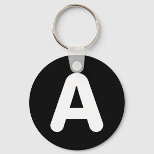 Fun A Letter Halloween Costume For Group Matching Keychain