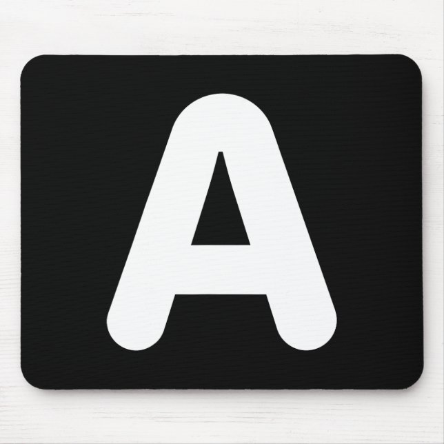 Fun A Letter Halloween Costume For Group Matching  Mouse Pad (Front)