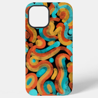 Fun, abstract, colourful phone case