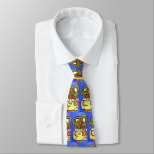 Fun Abstract Dog Face Tie