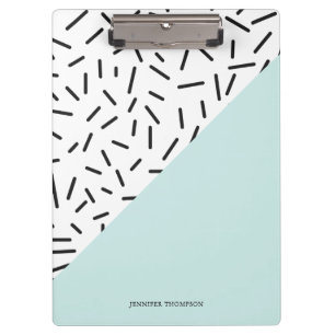 Fun Abstract Pattern Personalized Clipboard