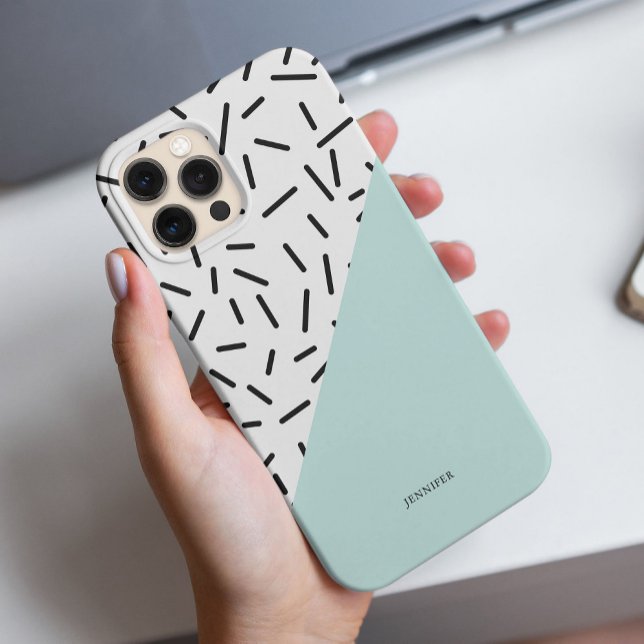 Fun Abstract Pattern Personalized iPhone Case (Creator Uploaded)