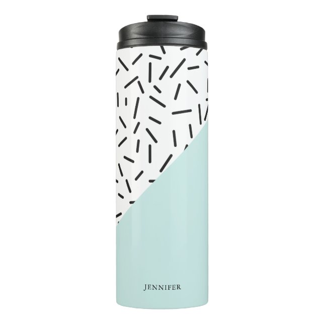 Fun Abstract Pattern Personalized Thermal Tumbler (Front)