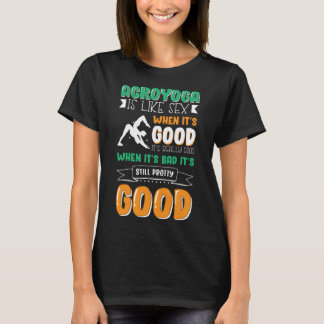 Fun Acroyoga for yoga Namaste fan T-Shirt